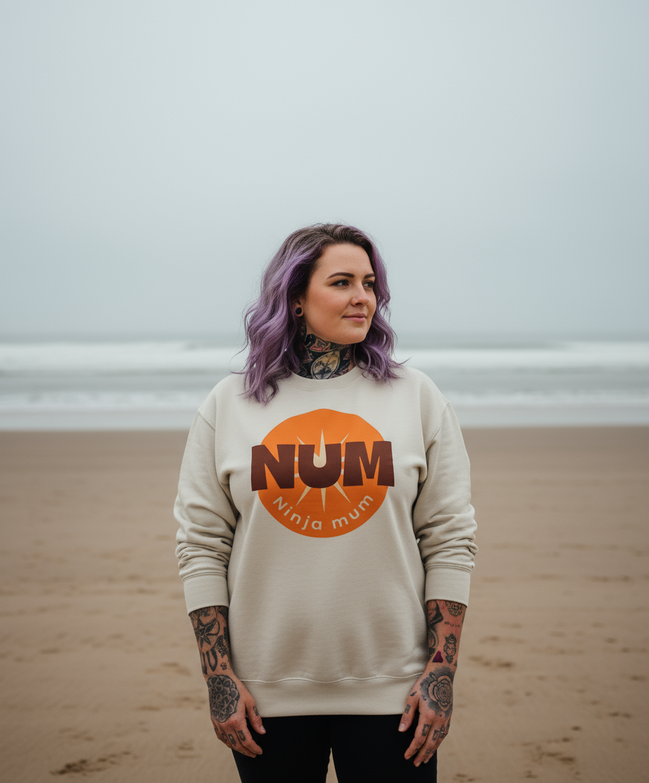 Organic Sweatshirt - Num Ninja Mum